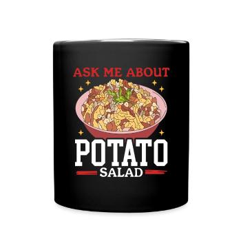 Salade de pommes de terre Härdöpfelsalat Cadeau - Mug uni - noir - Devant