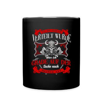 T-shirt Viking Valhalla Valhalla Dieu Odin - Mug uni - noir - Devant