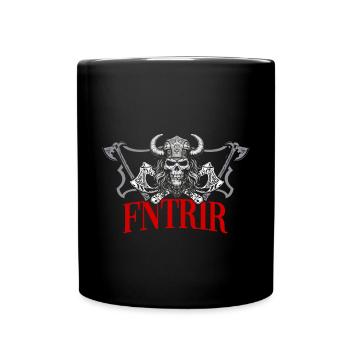 Wikinger Tshirt Viking Valhalla Walhalla Gott Odin - Tasse einfarbig - Schwarz - Vorne