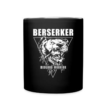 Wikinger Tshirt Viking Valhalla Walhalla Gott Odin - Tasse einfarbig - Schwarz - Vorne