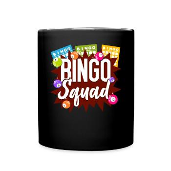 Bingo Player Bingo Squad - Full Colour Mug - black - Front