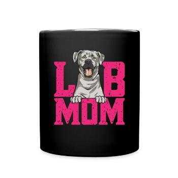 Silver Labrador Retriever Silver Lab - Mug uni - noir - Devant