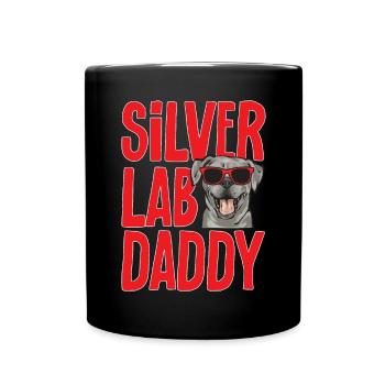 Silver Labrador Retriever Silver Lab - Mug uni - noir - Devant