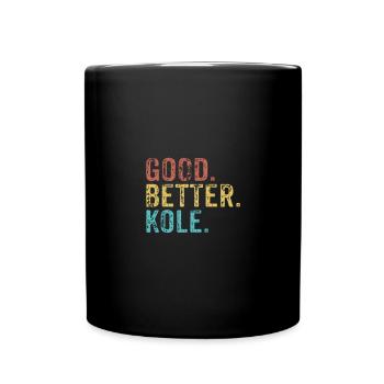 Bon mieux Kole - Mug uni - noir - Devant
