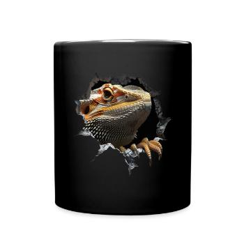 Dragon barbu - Mug uni - noir - Devant