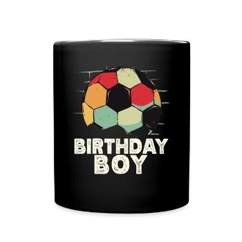 Geburtstagsbuldenfußballspieler Bday Team Party - Tasse einfarbig - Schwarz - Vorne