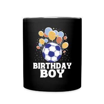 Geburtstagsbuldenfußballspieler Bday Team Party - Tasse einfarbig - Schwarz - Vorne