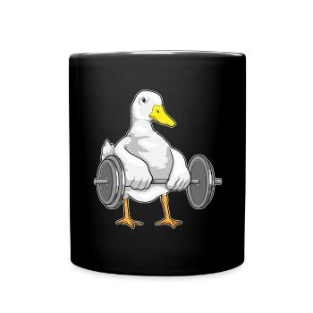 Culturiste Canard Bodybuilder Barbell Bodybuilding - Mug uni - noir - Devant