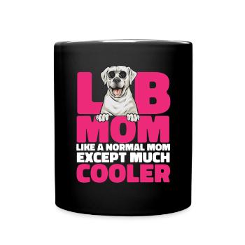 Labrador Retriever blanc Labrador Labrador blanc - Mug uni - noir - Devant