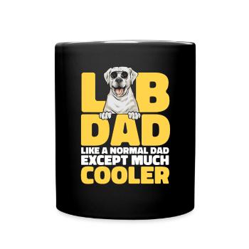Labrador Retriever blanc Labrador Labrador blanc - Mug uni - noir - Devant