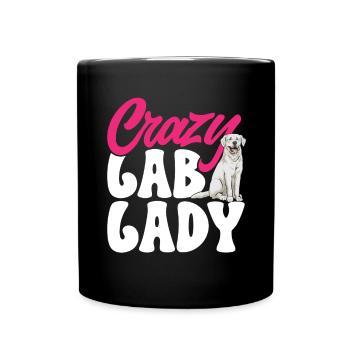 Labrador Retriever blanc Labrador Labrador blanc - Mug uni - noir - Devant