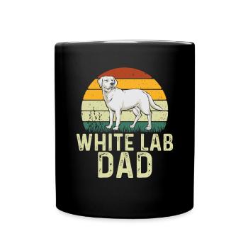 Labrador Retriever blanc Labrador Labrador blanc - Mug uni - noir - Devant