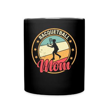 Maman joueuse de racquetball - Maman de racquetball - Mug uni - noir - Devant