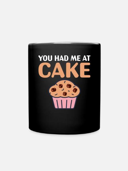 Cake Lover Cake Gift - Tasse einfarbig - Schwarz