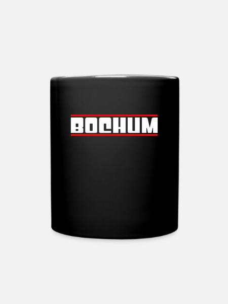 Bochum - Tasse einfarbig - Schwarz