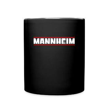 Mannheim - Mug uni - noir - Devant