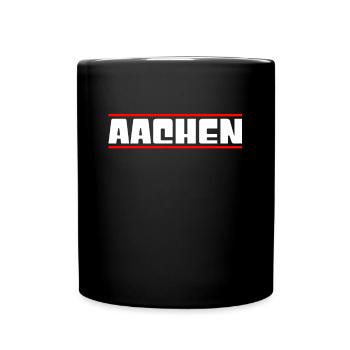Aachen - Full Colour Mug - black - Front