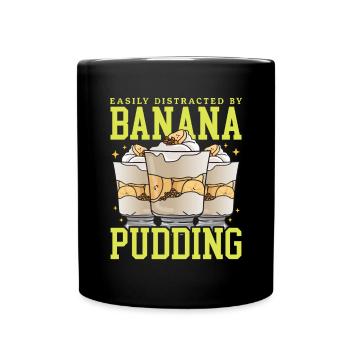 Banana Pudding Banana Pudding Gift - Full Colour Mug - black - Front