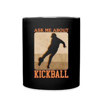 Kickball Kickballer Kickball Cadeau de joueur - Mug uni - noir - Devant