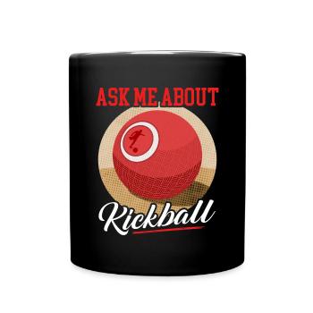 Kickball Kickball Joueur Kickballer Cadeau - Mug uni - noir - Devant