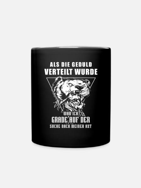 Wikinger Tshirt Viking Valhalla Walhalla Gott Odin - Tasse einfarbig - Schwarz