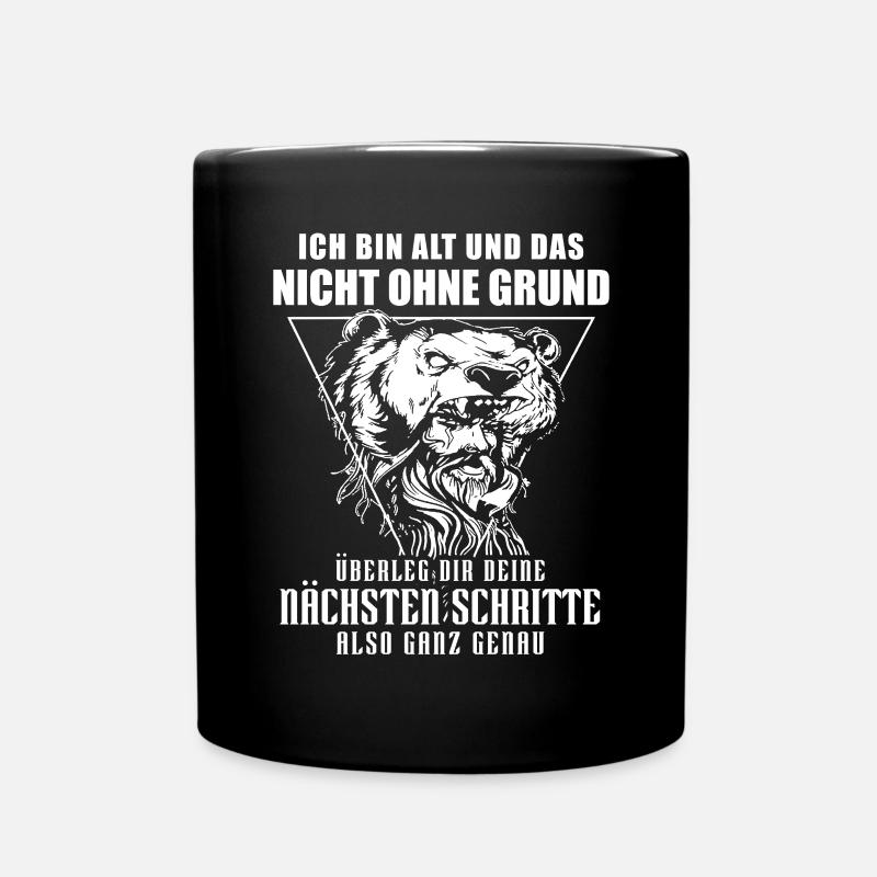 Wikinger Tshirt Viking Valhalla Walhalla Gott Odin - Tasse einfarbig - Schwarz