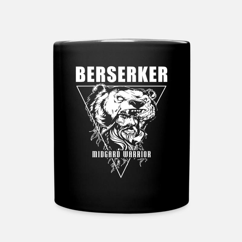 Wikinger Tshirt Viking Valhalla Walhalla Gott Odin - Tasse einfarbig - Schwarz