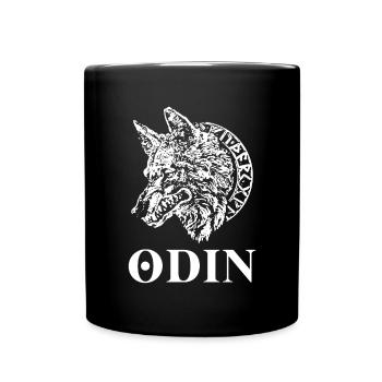 T-shirt Viking Valhalla Valhalla Dieu Odin - Mug uni - noir - Devant