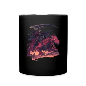 Dragon Halloween Dragon Kids - Full Colour Mug - black - Front