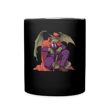 Dragon Vampire Halloween Dragon Enfants - Mug uni - noir - Devant