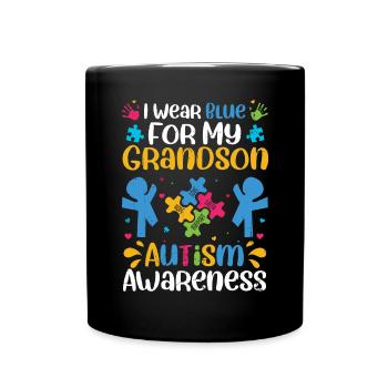 Autismus - Tasse einfarbig - Schwarz - Vorne