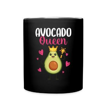 Avocat Guacamole Vegan Cadeau - Mug uni - noir - Devant