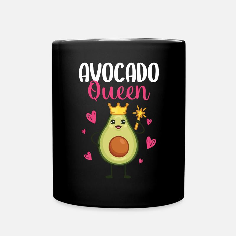 Avocat Guacamole Vegan Cadeau - Mug uni - noir