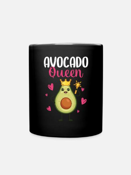 Avocado - Tasse einfarbig - Schwarz