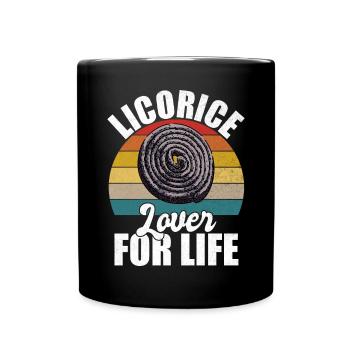 Cadeaux de réglisse - Mug uni - noir - Devant