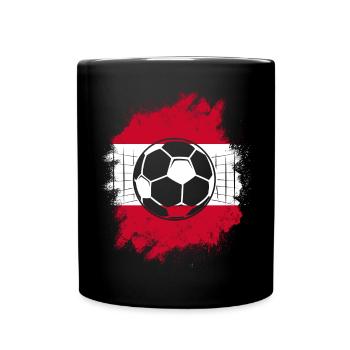 Austria Österreich Wien Steiermark Tirol - Tasse einfarbig - Schwarz - Vorne