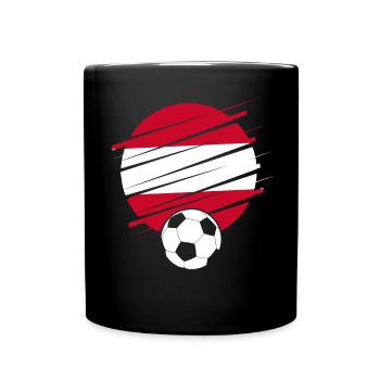 Austria Österreich Wien Steiermark Tirol - Tasse einfarbig - Schwarz - Vorne