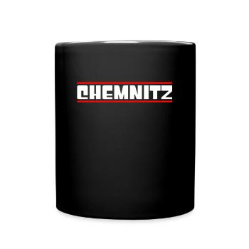 Chemnitz - Tasse einfarbig - Schwarz - Vorne