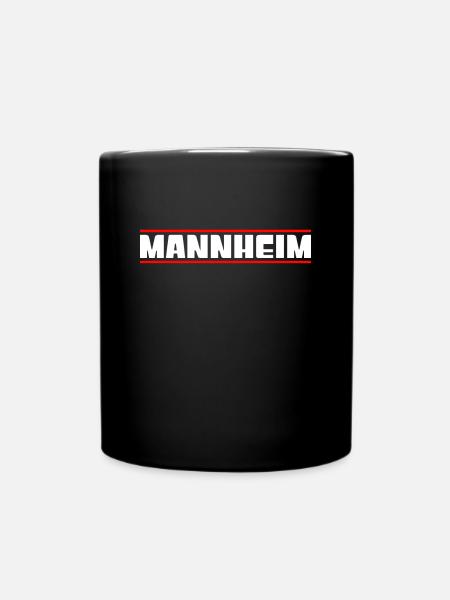 Mannheim - Tasse einfarbig - Schwarz