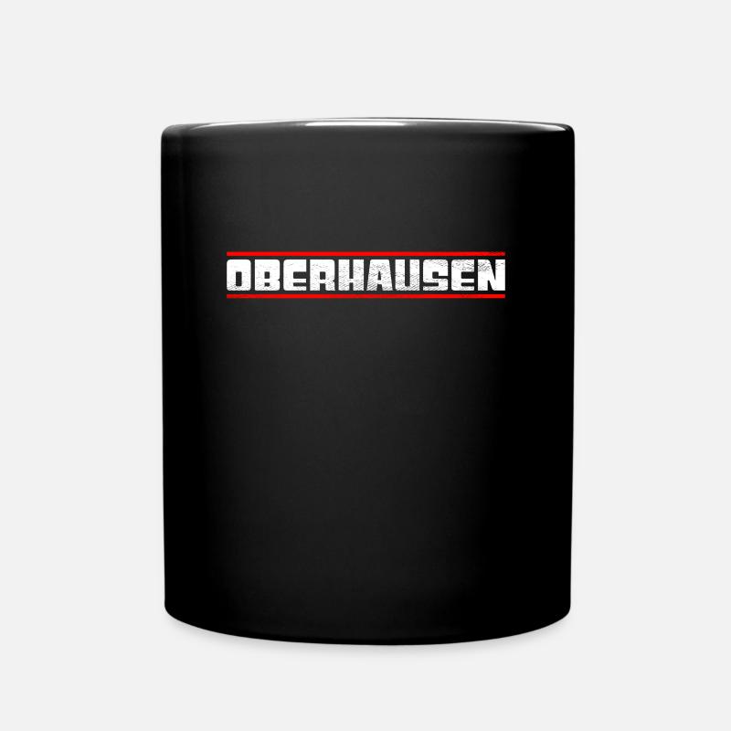 Oberhausen - Tasse einfarbig - Schwarz