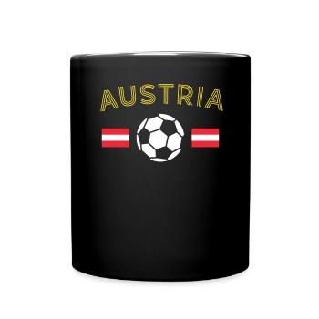 Austria Österreich Wien Steiermark Tirol - Tasse einfarbig - Schwarz - Vorne