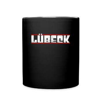 Lübeck - Full Colour Mug - black - Front