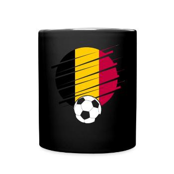 Belgium Belgique Belgie Belgium Brussels Football - Full Colour Mug - black - Front