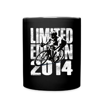 Limited Edition 2014 Limited Edition Geburtstag - Tasse einfarbig - Schwarz - Vorne