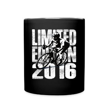 Limited Edition 2016 Limited Edition Geburtstag - Tasse einfarbig - Schwarz - Vorne