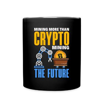 Crypto-monnaie AI et crypto passionné de Blockchain - Mug uni - noir - Devant