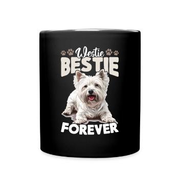 Westie West Highland White Terrier race de chien - Mug uni - noir - Devant