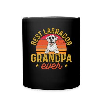Labrador Retriever blanc Labrador Labrador blanc - Mug uni - noir - Devant