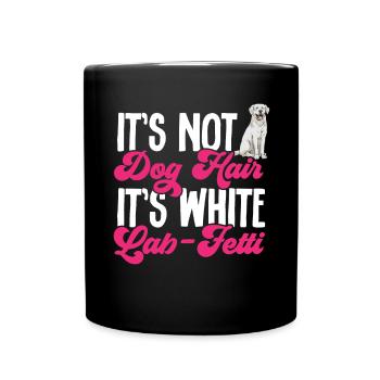 Labrador Retriever blanc Labrador Labrador blanc - Mug uni - noir - Devant