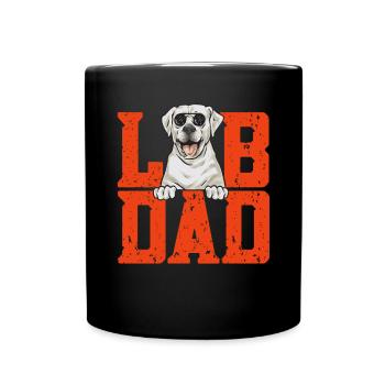 Labrador Retriever blanc Labrador Labrador blanc - Mug uni - noir - Devant